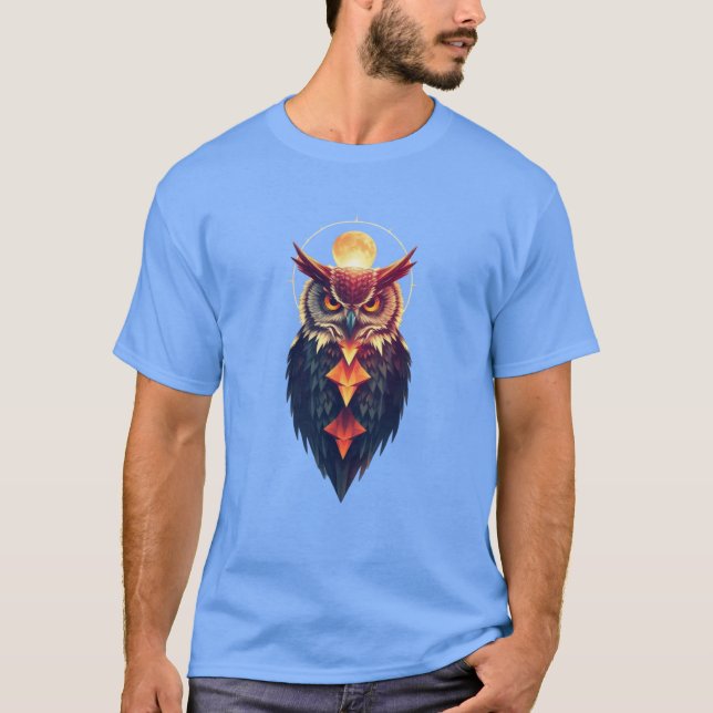 camiseta de diseño de búho 9 (Anverso)
