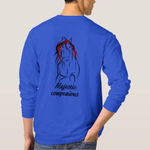 camiseta de diseño de caballos