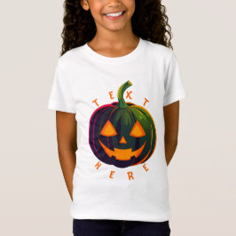 Camiseta de diseño de calabaza de Halloween