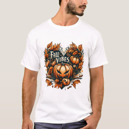 Camiseta de diseño de calabaza de Halloween para F