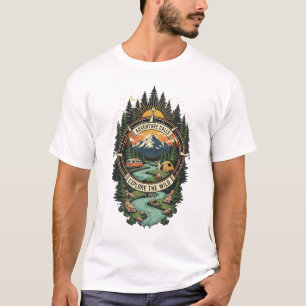 Camiseta de diseño de camping