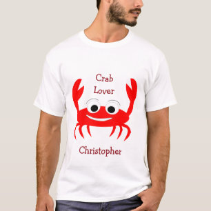 Camiseta de diseño de cangrejo