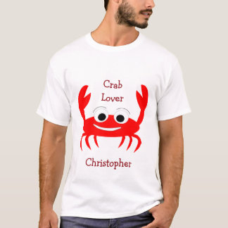 Camiseta de diseño de cangrejo