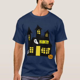 Camiseta de diseño de casa embrujada