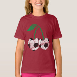 Camiseta de diseño de cerezo de fútbol de moda con