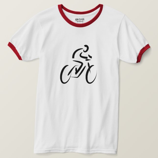 Camiseta de diseño de ciclismo de bicicleta (Anverso del diseño)