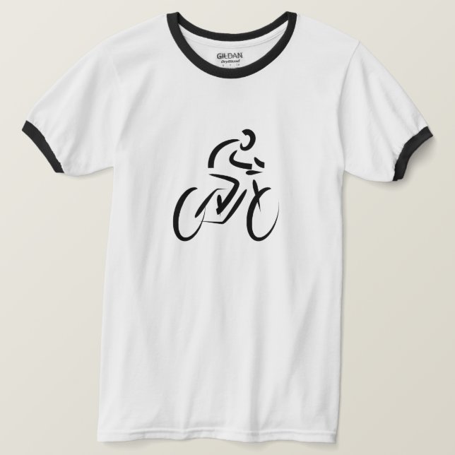 Camiseta de diseño de ciclismo de bicicleta (Anverso del diseño)