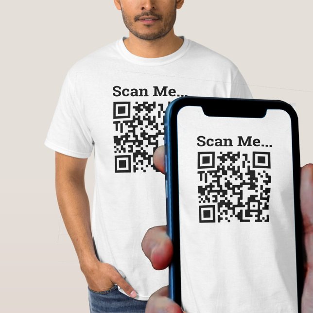 Camiseta de diseño de código QR (Subido por el creador)