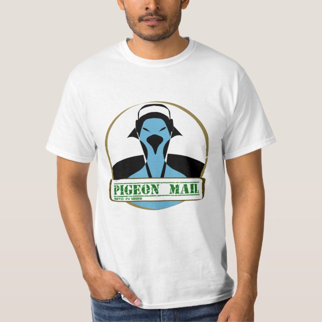 Camiseta de diseño de correo para hombres y mujere (Anverso)