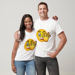 Camiseta de diseño de Emoji de alta calidad