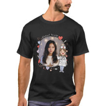 Camiseta de diseño de enfermera de dibujos animado