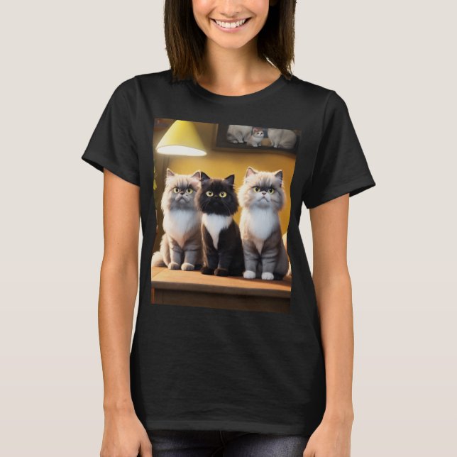 Camiseta de diseño de estilo femenino, 100% algodó (Anverso)