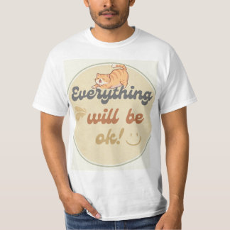 Camiseta de diseño de gato bonito