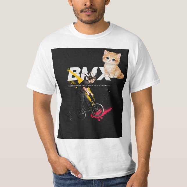Camiseta de diseño de gato doméstico lindo (Anverso)