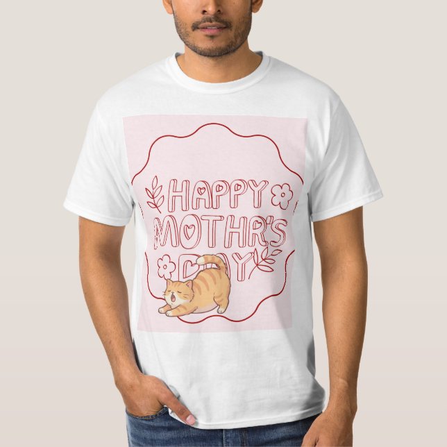 Camiseta de diseño de gato lindo (Anverso)
