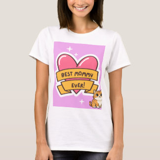 Camiseta de diseño de gato lindo