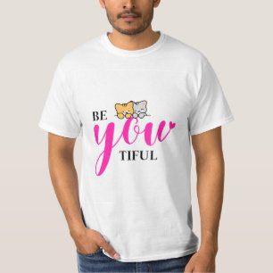 camiseta de diseño de gato y amor propio