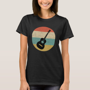Camiseta de diseño de guitarra vintage