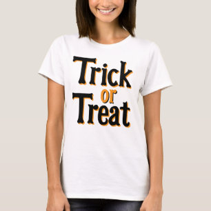 Camiseta de diseño de Halloween Trick o Treat