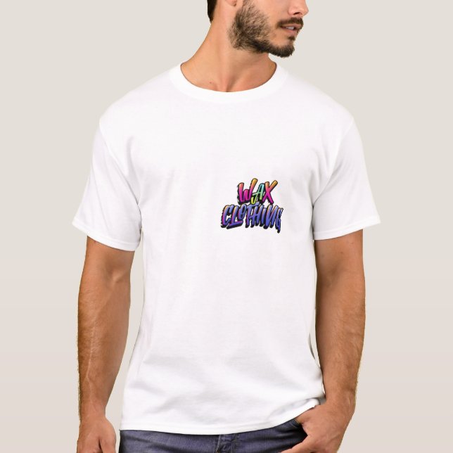 Camiseta de diseño de hip-hop de la vieja escuela (Anverso)