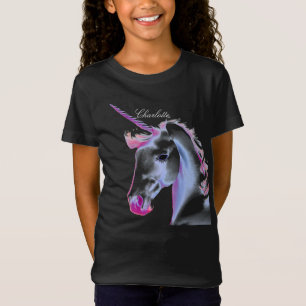 Camiseta de diseño de IA de Unicornio blanco