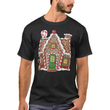 Camiseta de diseño de la casa Gingerbread