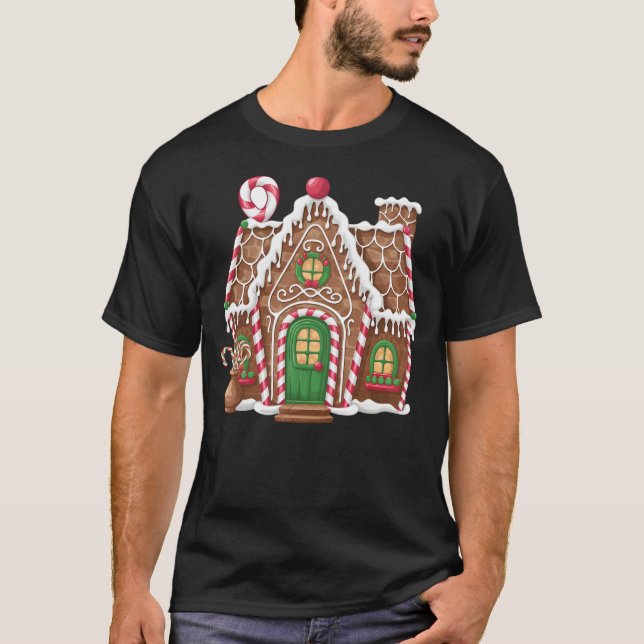 Camiseta de diseño de la casa Gingerbread (Anverso)