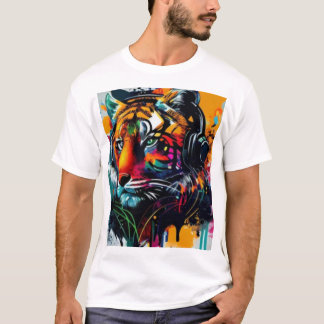 Camiseta de diseño de león