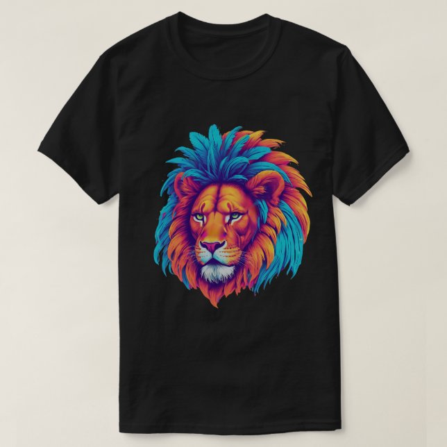 Camiseta de diseño de leones - Añadir un toque de  (Diseño del anverso)