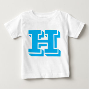 Camiseta de diseño de letras H