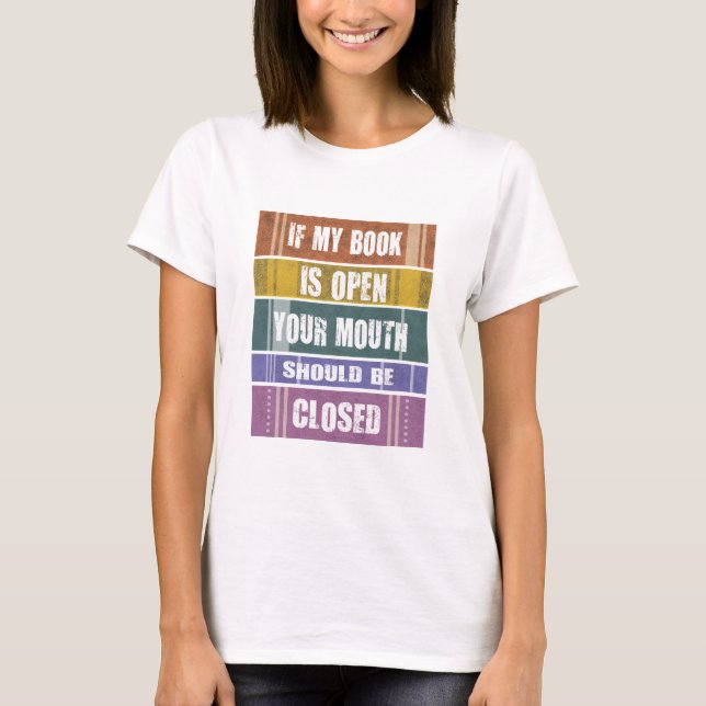 Camiseta de diseño de libros (Anverso)