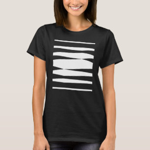 camiseta de diseño de líneas geométricas en negrit
