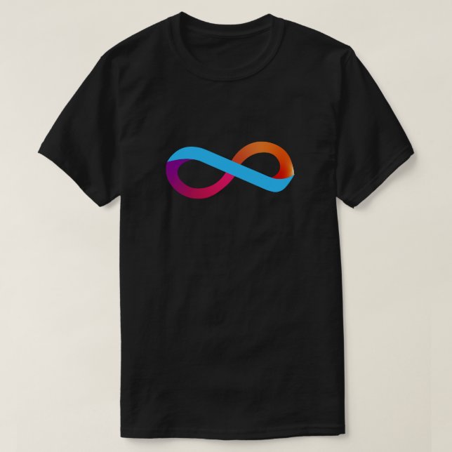 camiseta de diseño de logotipo infinito (Diseño del anverso)