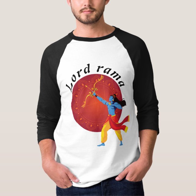 Camiseta 👏 de diseño de Lord Shri Rama (Anverso)