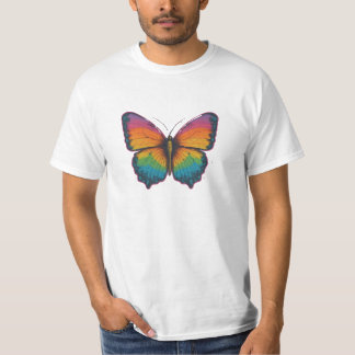 Camiseta de diseño de mariposa para hombres