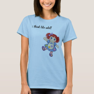 camiseta de diseño de muñeca