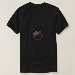 Camiseta de diseño de obturador de cámara unisex