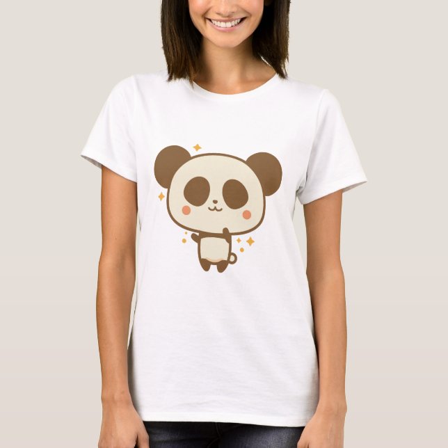 Camiseta de diseño de panda (Anverso)