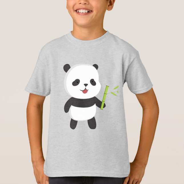 Camiseta de diseño de Panda (Anverso)