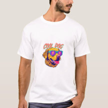 Camiseta de diseño de perro lindo