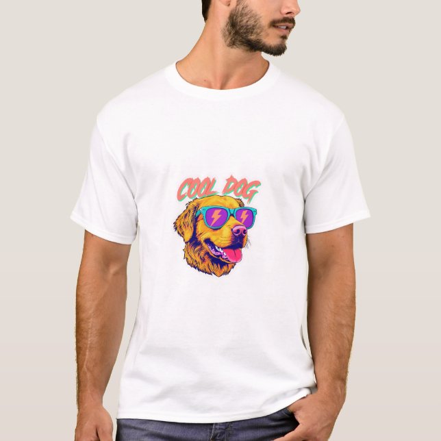 Camiseta de diseño de perro lindo (Anverso)