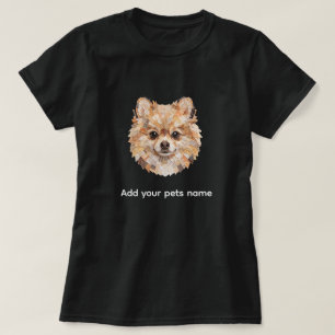Camiseta de diseño de perro Pomerania