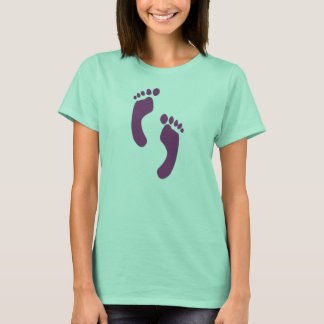 Camiseta de diseño de pies de KRW Retro 70