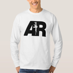 Camiseta de diseño de rifle AR-15 para hombres