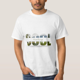 camiseta de diseño de sanación natural de los homb