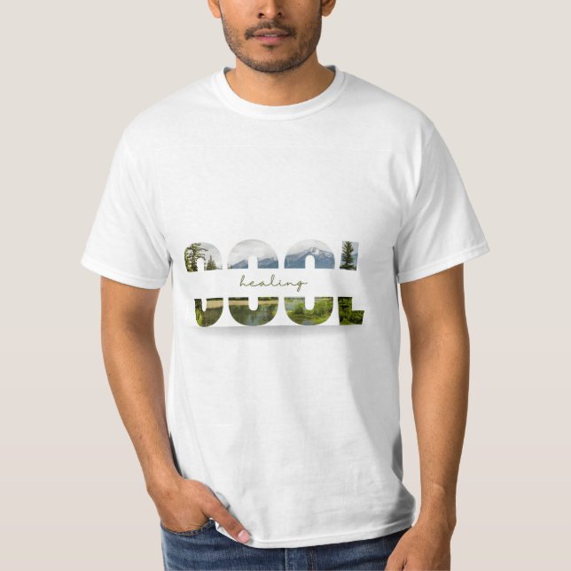 camiseta de diseño de sanación natural de los homb (Anverso)
