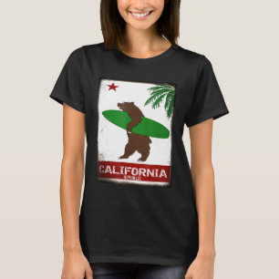 Camiseta de diseño de surf de California Republic