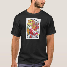 Camiseta de diseño de tatuaje Foo & Lotus