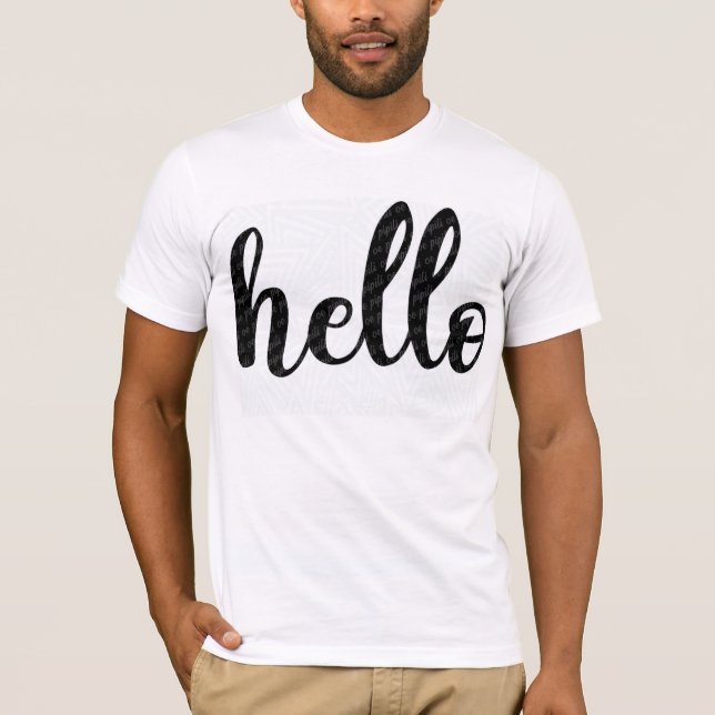Camiseta de diseño de texto (Anverso)
