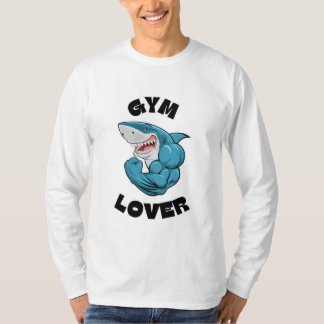 Camiseta de diseño de texto de amante del gimnasio